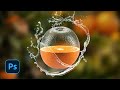 Efecto fruta transparente  tutorial photoshop