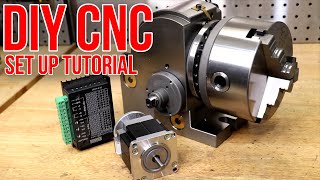 DIY CNC Set Up Tutorial  Budget CNC Dividing Head (TB6600)
