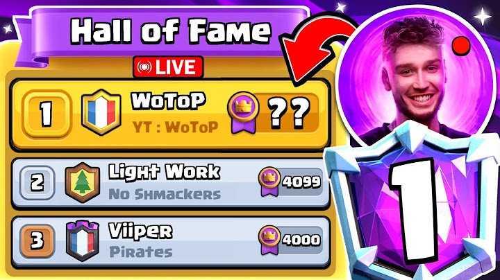 🔴CE SOIR c'est TRYHARD TOP 1 sur Clash Royale !