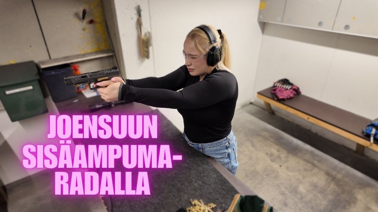 Joensuun sisäampumarata SAR ja 9mm pistooli