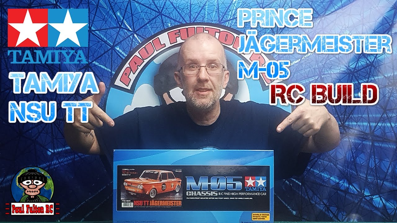 Tamiya M-05 NSU TT Jagermeister RC Build. - YouTube