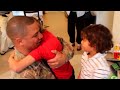 Compilation Soldier coming home  dad surprises son at camp