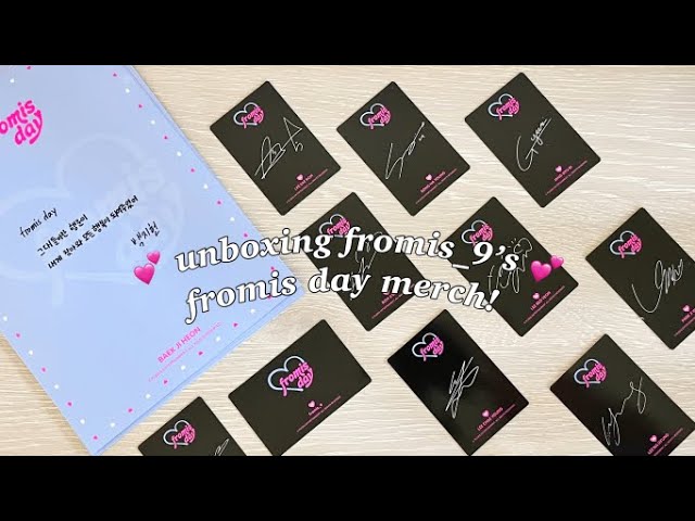 fromis_9 1st official fanmeeting “fromis day” full merchandise