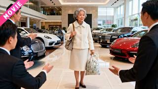 Retired lady is ignored at a car dealership—until she pulls out 500k cash and buys any car she wants