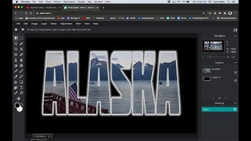 Filling Text with an Image in Pixlr E