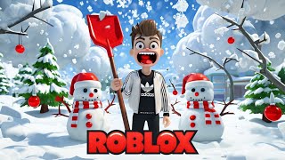 é dia de natal em roblox e não para a aventura