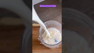 Blueberry Protein Shake Recipe | Healthy weight gain smoothie