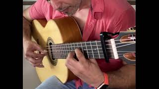 Kuş Olup Uçsam fingerstyle gitar solo / free nota