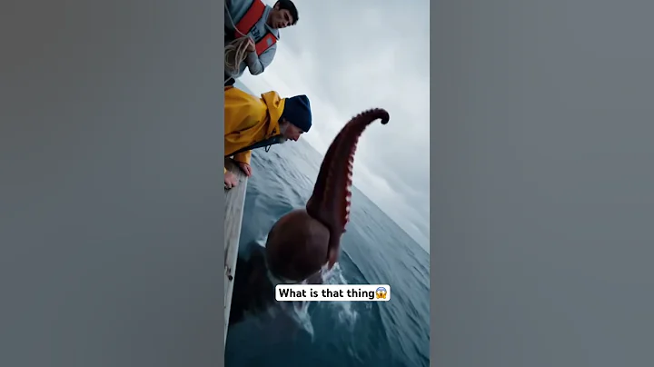 Giant Octopus footage 😱 #shorts #ai #sea