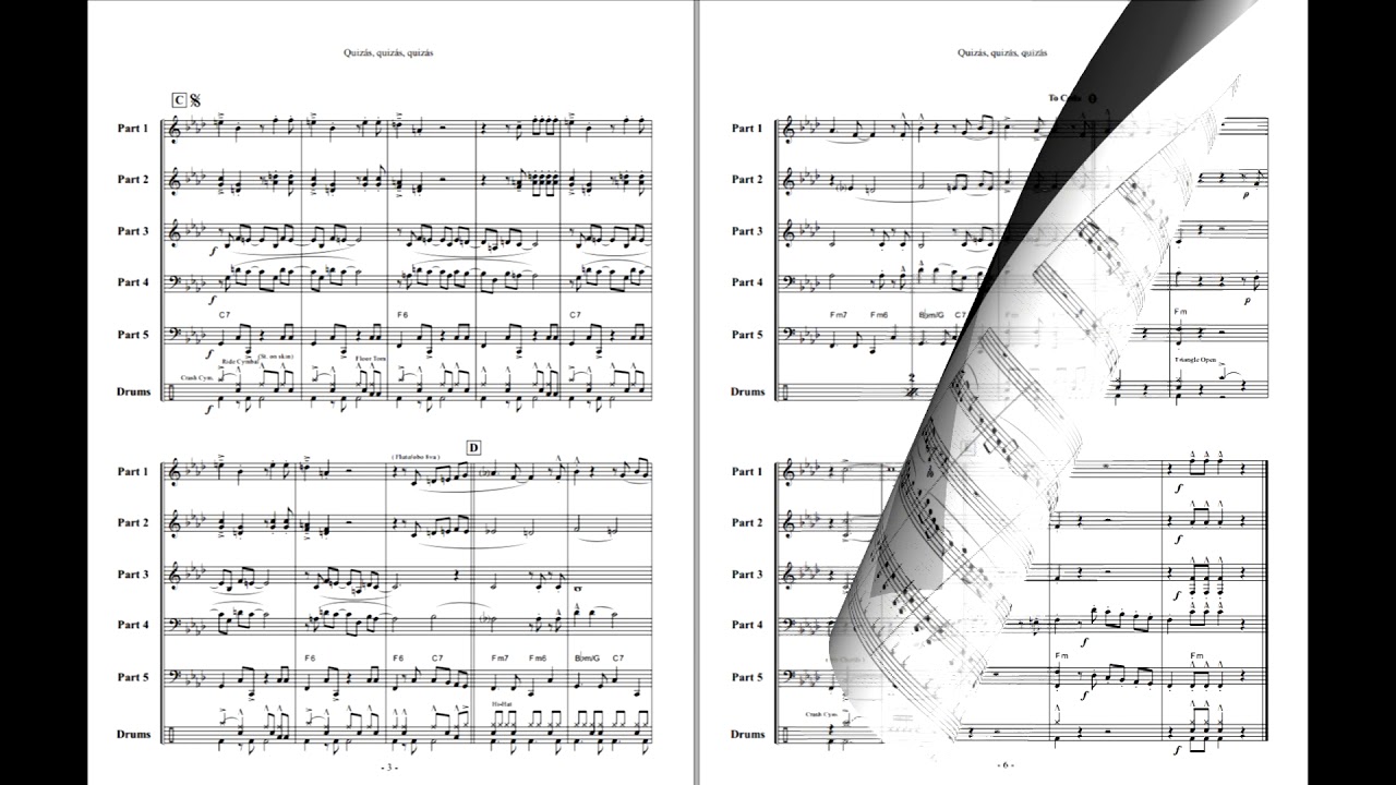 Quizas Quizas Quizas - Flex 5 ShowBlow, Grade 3 arr: Sunde - YouTube Noteservice Band Music