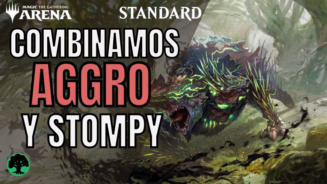 ESTO ES UNA APISONADORA Mono Green Aggro Stompy Best Deck MTG 