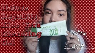 nature republic soothing & moisture aloe vera cleansing gel foam