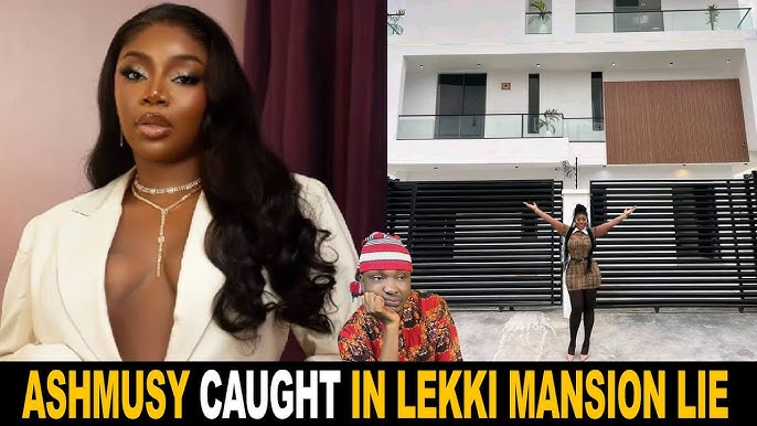 Nigerian Influencer Ashmusy Caught In Fake 400M Lekki Mansion Lie!