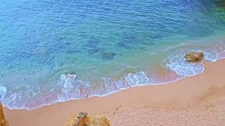 Gentle Waves on a Small White Rock Beach - Relaxing Ocean Sounds