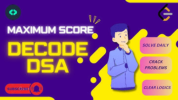 DECODE DSA # DSA CHALLENGE #NEW SERIES #PART-26 #leetcode  #challenge #STACK#MAX SCORE