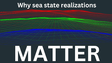 What are sea state realizations and why are they important in mooring and seakeeping analysis?