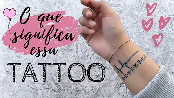 Qual o significado de tatuagem de batimento cardíaco?