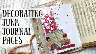 Decorating Junk Journal Pages | Ways to Embellish your Journal | Junk Journal Inspiration