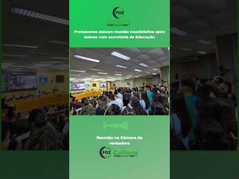 Professores deixam reunião insatisfeitos após debate com secretária de Educação