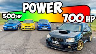 We Drove Subarus from 300 HP to 700 HORSEPOWER by OVERDRIVE 369,079 views 7 months ago 15 minutes