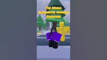 THE WORLD ALTERNATIVE UNIVERSE SHOWCASE!!! [Bizarre Adventures] #roblox #jojo #steelballrun
