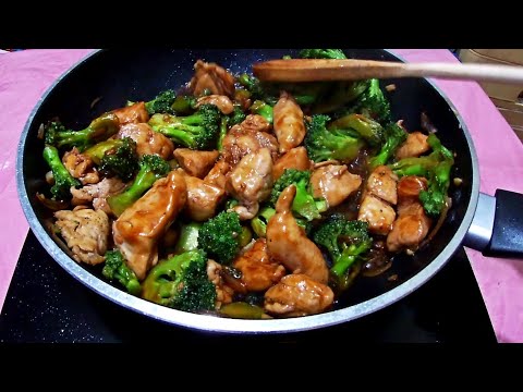 How To Cook Broccoli And Chicken Stir Fry With Oyster Sauce / Quick And Easy Asian Recipe