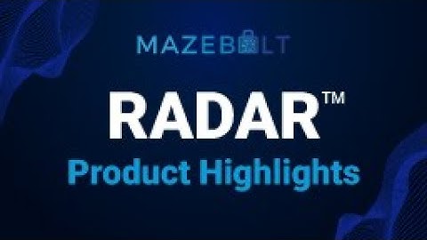 DDoS RADAR™ - High Level Product Demo | DDoS Attack Defense | MazeBolt