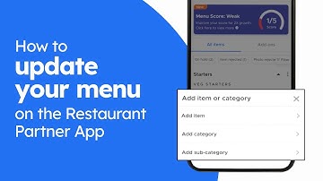 How to update restaurant menu on Zomato Restaurant Partner App | Grow with Zomato