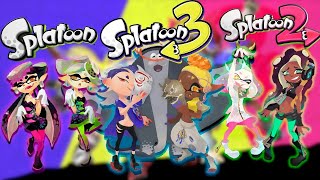 Anarchy Rainbow Vs City of Color Vs Color Pulse Splatfest Theme Songs Comparison | Splatoon