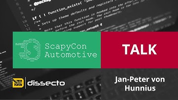 ScapyCon 24 - Insights Into Vehicle Attack Vectors - Jan-Peter von Hunnius