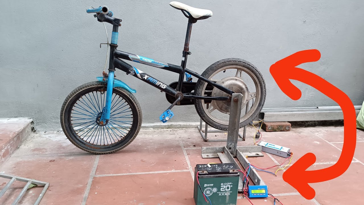 Xe đạp điện Bmx khung sơn 22inch cũ