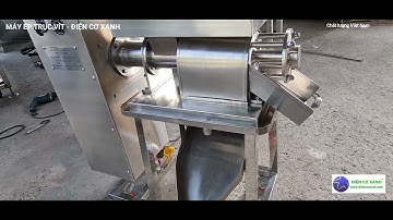 Máy ép trục vít (Máy ép chậm) - ĐIỆN CƠ XANH 0984467870