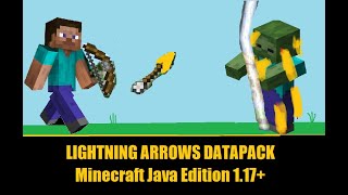 Lightning Arrows Minecraft Datapack 1.17+