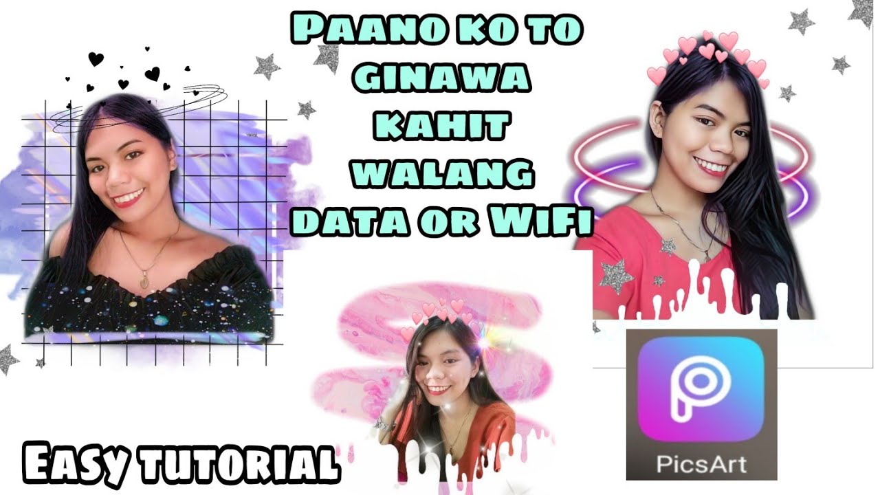 HOW I EDIT MY PICTURE BY USING PICSART  | TAGALOG TUTORIAL | STEP BY STEP