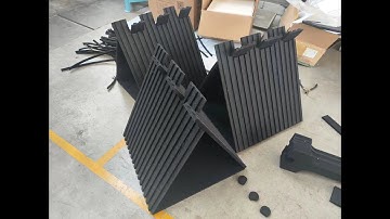 Computer controlled felt cutting machine vibration knife cutting