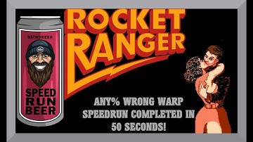 Rocket Ranger (NES - 1988) completed in 50 seconds!