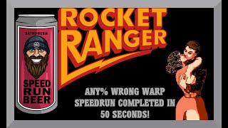Rocket Ranger (NES - 1988) completed in 50 seconds!