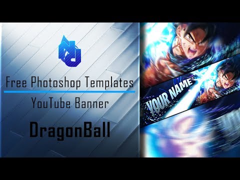 Video ❰Dragonball YouTube Banner❱ ❙ Free Photoshop Template - youtube