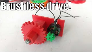 Tiny gearbox for brushless drive (Super fast 150g antweight!)