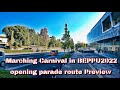 2022 1030 Marching Carnival in BEPPU2022 opening parade route Preview