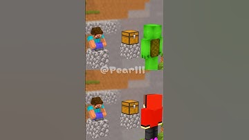 JJ vs Mikey Good deeds vs Bad deeds - MAIZEN Minecraft Animation #shorts