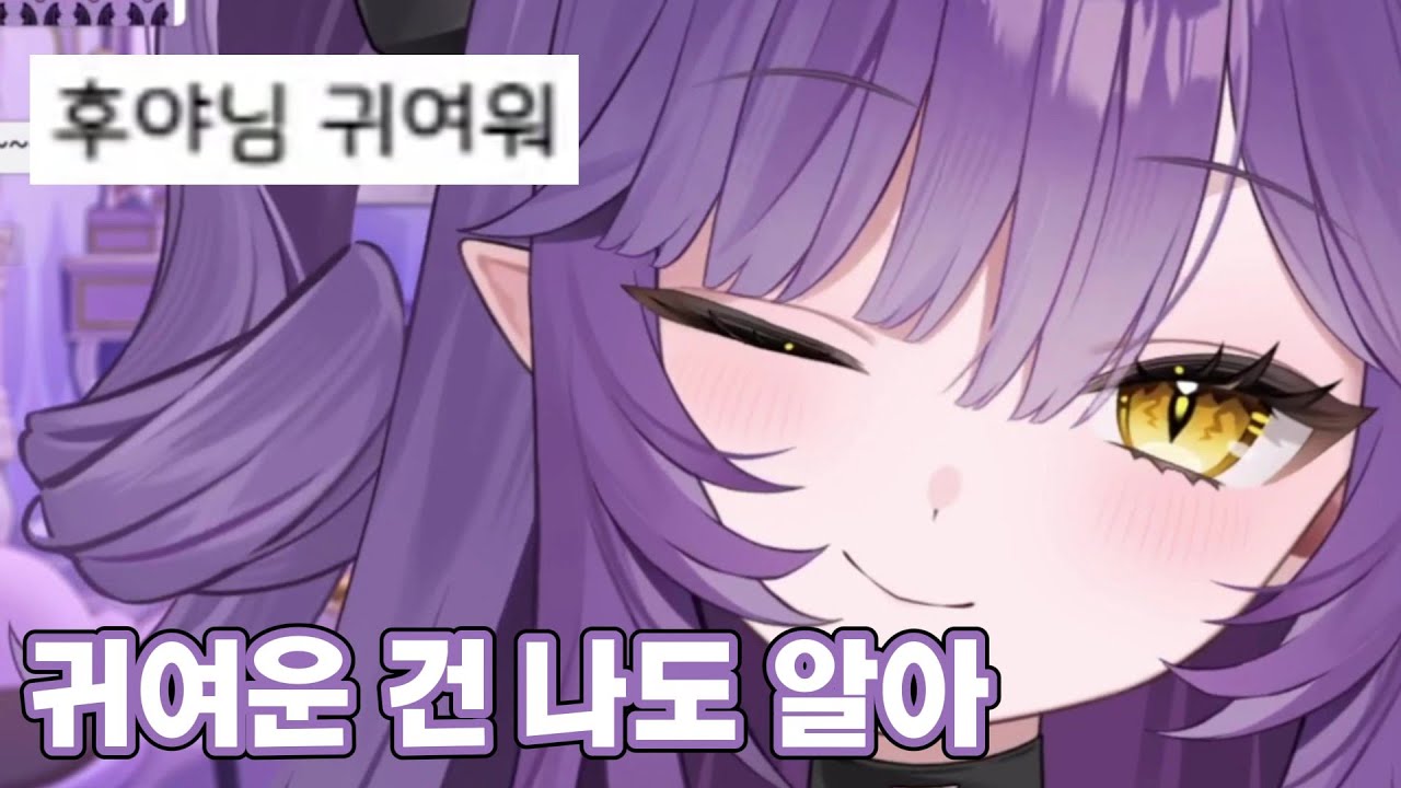 뻔뻔해져서 더 귀여운 후야