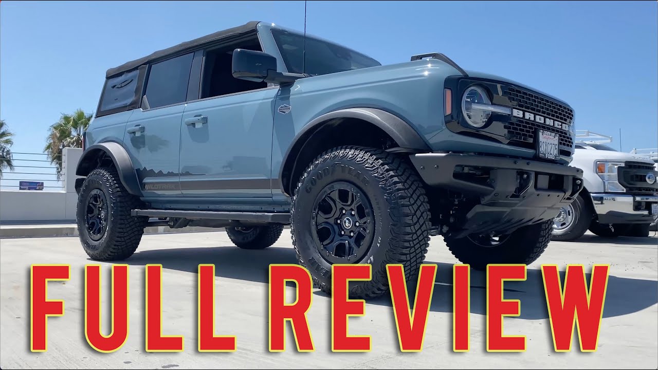 FULL REVIEW of the 2021 Ford Bronco FULL SIZE Wildtrak Sasquatch