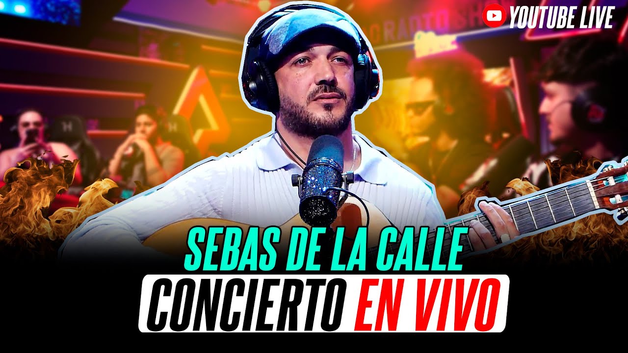 Sebas de la Calle hizo vibrar AC Radio Show con su concierto en directo 🎶💫
