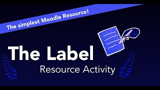 The Moodle Label Resource #TeachingOnline by UMOnline 198 views 2 years ago 2 minutes, 37 seconds