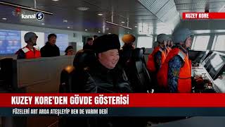Kuzey Koreden Gövde Gösterisi Füzeleri Art Arda Ateşleyip Ben De Varım Dedi