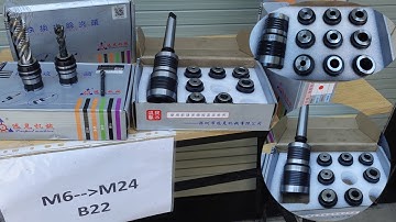 Bộ cán cặp mũi ta rô từ M6 đến M24 L0624B22 tháo lắp nhanh đuôi B22