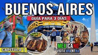 🇦🇷 Qué hacer en BUENOS AIRES en 3 DÍAS ► ZONA CENTRO, MEJORES BARRIOS, sitios para comer, TIPS y más