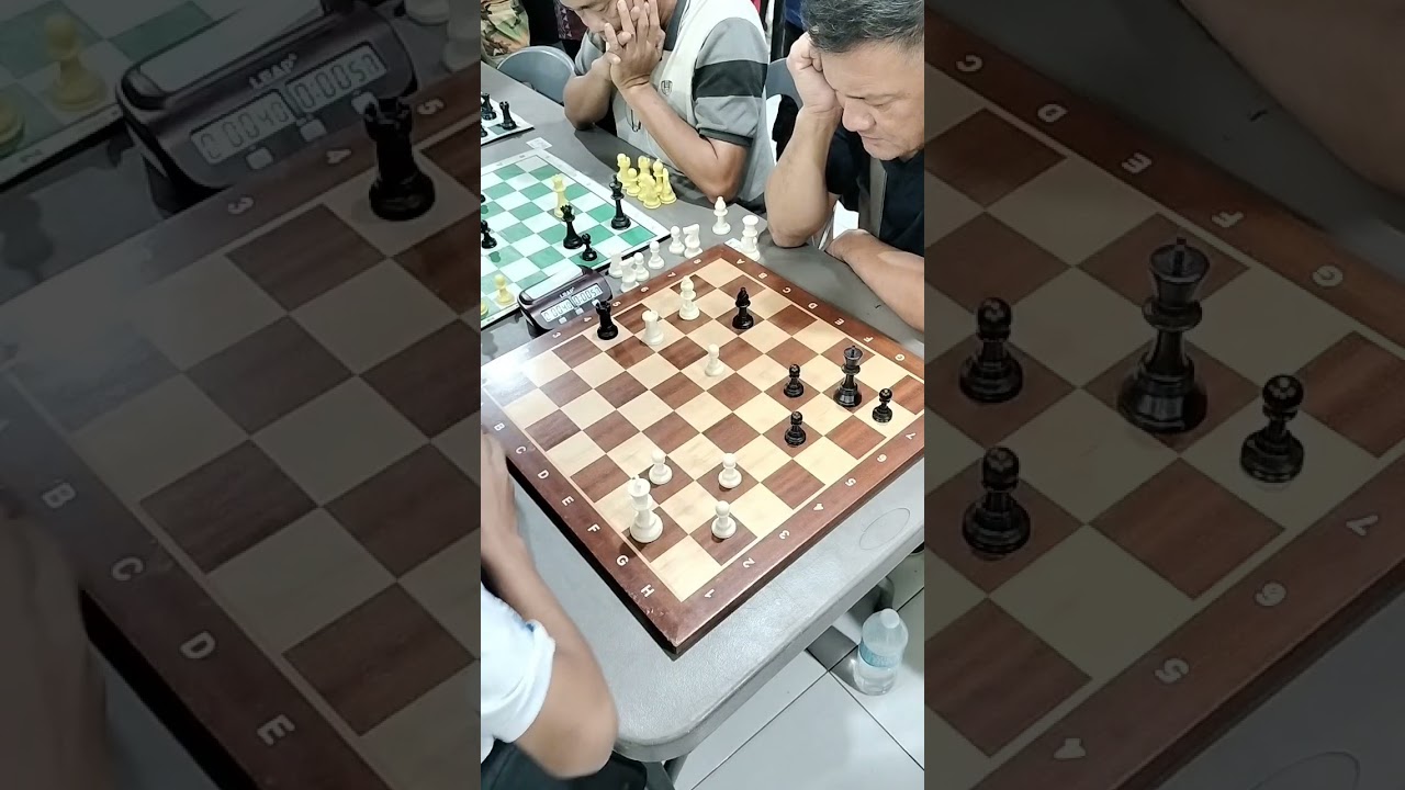 Rooks endgame played between Xian MacGyver Caneos versus Daniel Te.