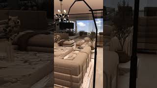 Bloxburg Speed Build Modern Luxury Tropical Dream Mansion #bloxburg #roblox #welcometobloxburg